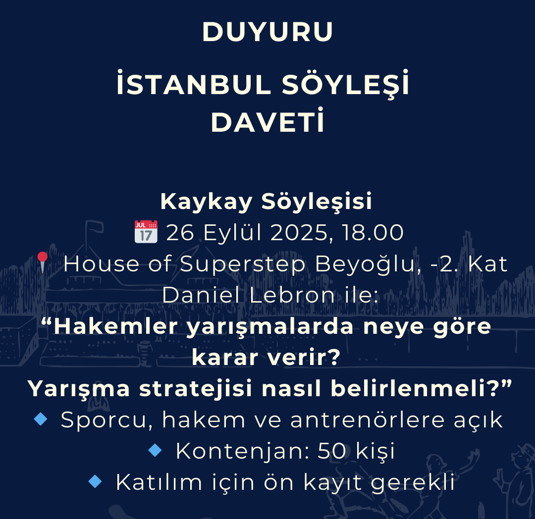 İSTANBUL SÖYLEŞİ DAVETİ