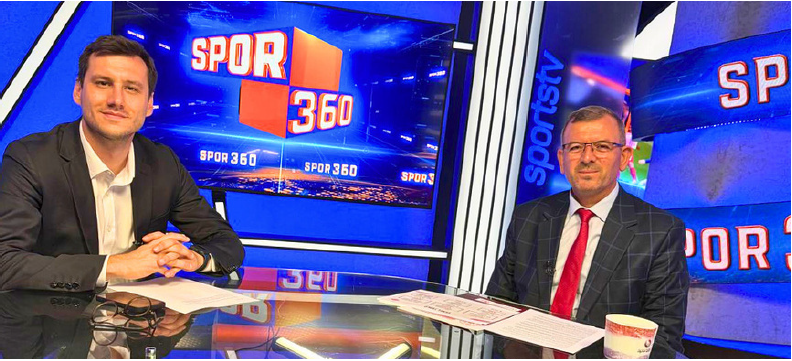 BAŞKANIMIZ FAHRETTIN YILDIZ, SPORTS TV’DE SPOR 360 PROGRAMINDA