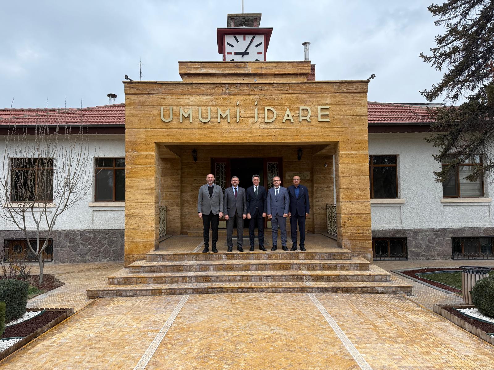 Atatürk Orman Çiftliği Müdürlüğüne Atanan Mustafa SÜSLÜ’ye Hayırlı Olsun Ziyareti