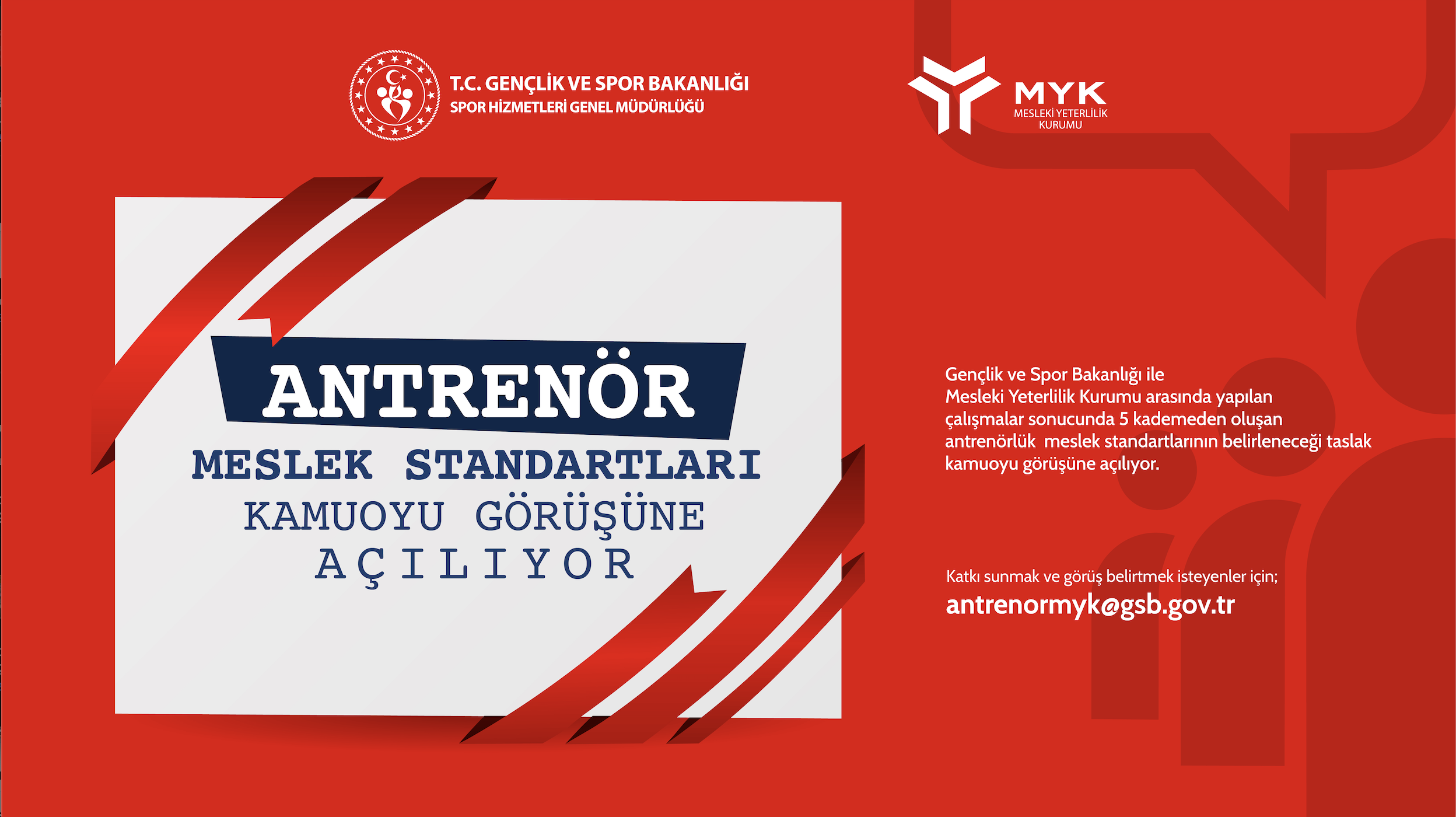 Antrenör Meslek Standartları Kamuoyu Görüşüne Açılıyor