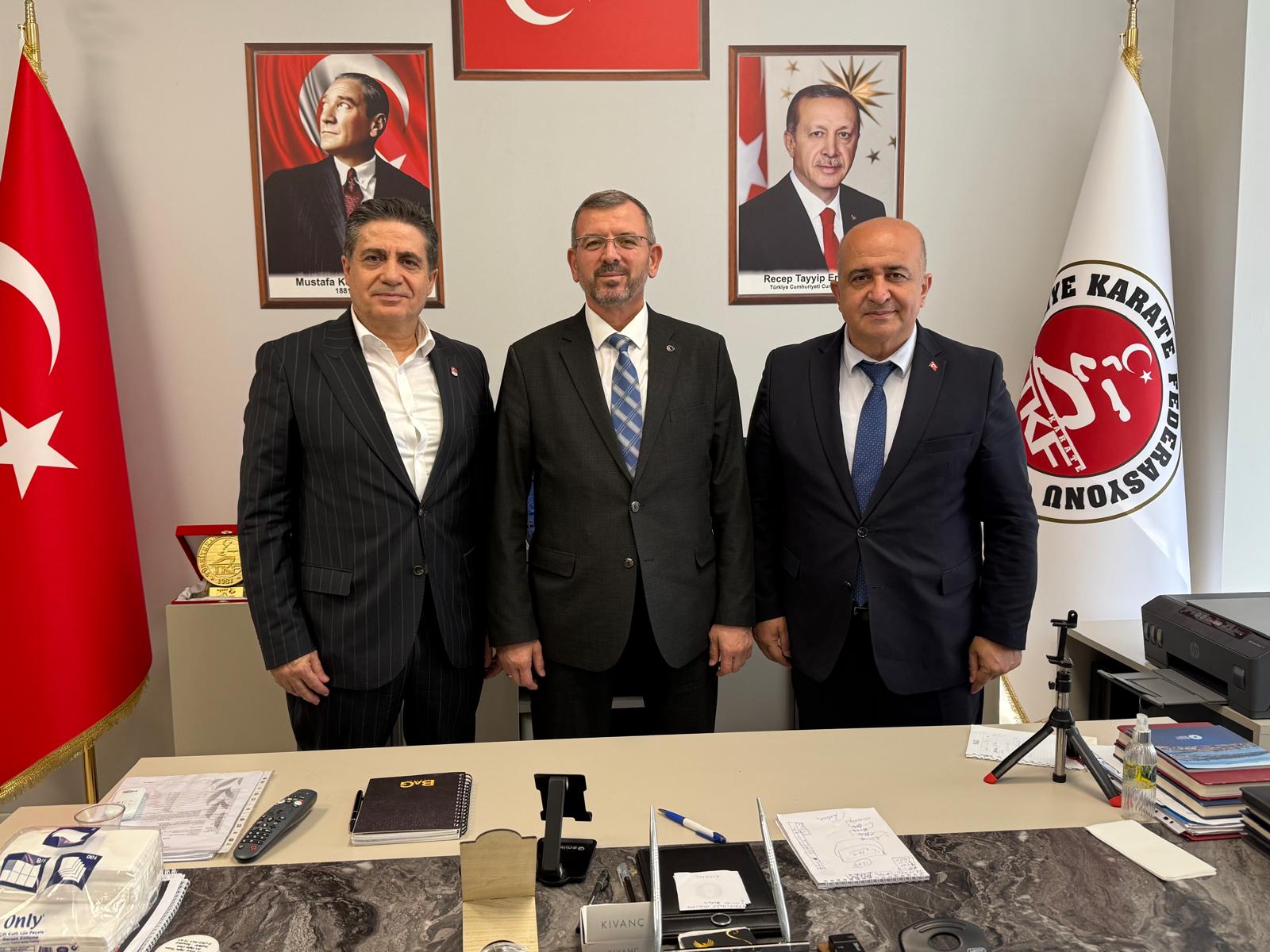 Başkanımız Fahrettin Yıldız Türkiye Karete Federasyonu Başkanı Ercüment Taşdemir'e Ziyarette Bulundu